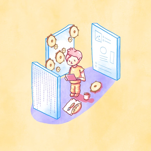 Illustration d'une conception web